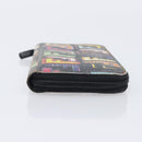 FENDI Zucca Canvas Long Wallet Multicolor Gold Auth 209846-4