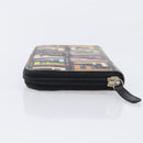 FENDI Zucca Canvas Long Wallet Multicolor Gold Auth 209846-5