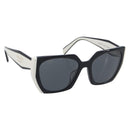 PRADA Sunglasses Plastic Black Gold Auth 209848-1