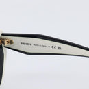 PRADA Sunglasses Plastic Black Gold Auth 209848-10