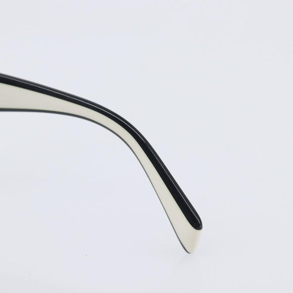 PRADA Sunglasses Plastic Black Gold Auth 209848