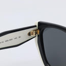PRADA Sunglasses Plastic Black Gold Auth 209848-13