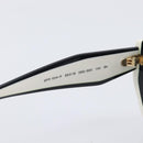 PRADA Sunglasses Plastic Black Gold Auth 209848-14