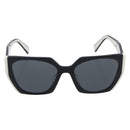 PRADA Sunglasses Plastic Black Gold Auth 209848-2