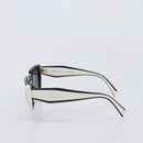 PRADA Sunglasses Plastic Black Gold Auth 209848-4