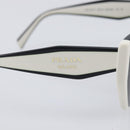 PRADA Sunglasses Plastic Black Gold Auth 209848-8