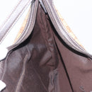 GUCCI GG Crystal Web Sherry Line Bag Coated Canvas Beige 293596 Auth 209851V-22