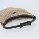 GUCCI GG Crystal Web Sherry Line Bag Coated Canvas Beige 293596 Auth 209851V-9