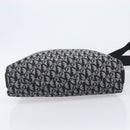 Christian Dior Trotter Canvas Shoulder Bag Gray Silver Auth 209859V-5