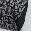 Christian Dior Trotter Canvas Shoulder Bag Gray Silver Auth 209859V-15