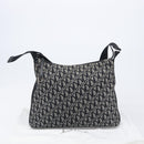Christian Dior Trotter Canvas Shoulder Bag Gray Silver Auth 209859V-26
