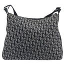 Christian Dior Trotter Canvas Shoulder Bag Gray Silver Auth 209859V-2