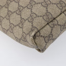 GUCCI GG Supreme Shoulder Bag PVC Beige Gold 223666 Auth 209864-11