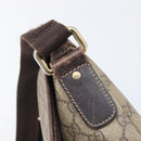 GUCCI GG Supreme Shoulder Bag PVC Beige Gold 223666 Auth 209864-16