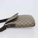 GUCCI GG Supreme Shoulder Bag PVC Beige Gold 223666 Auth 209864-5