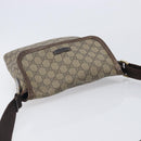 GUCCI GG Supreme Shoulder Bag PVC Beige Gold 223666 Auth 209864-6