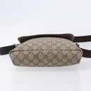 GUCCI GG Supreme Shoulder Bag PVC Beige Gold 223666 Auth 209864-9
