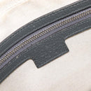 GUCCI GG Supreme Shoulder Bag PVC Gray Silver 699439 Auth 209865V-18