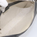 GUCCI GG Supreme Shoulder Bag PVC Gray Silver 699439 Auth 209865V-19