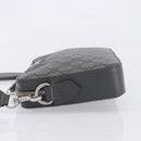 GUCCI GG Supreme Shoulder Bag PVC Gray Silver 699439 Auth 209865V-5