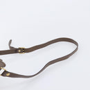 Burberrys Nova Check Shoulder Bag Canvas Beige Gold Auth 209867-8