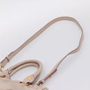 Miu Miu Hand Bag Vitellolux 2way Pink Gold Auth 209875V-12
