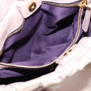 Miu Miu Hand Bag Vitellolux 2way Pink Gold Auth 209875V-25