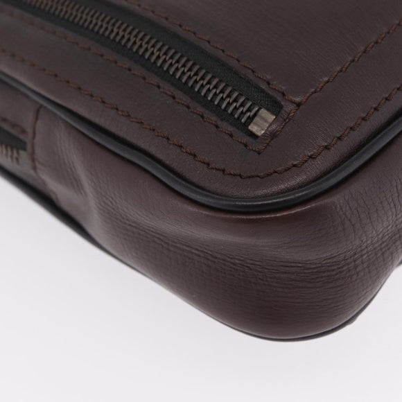 LOUIS VUITTON Utah Siu Shoulder Bag Leather Brown M92535 LV Auth 209884V