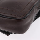 LOUIS VUITTON Utah Siu Shoulder Bag Leather Brown M92535 LV Auth 209884V-12