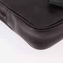 LOUIS VUITTON Utah Siu Shoulder Bag Leather Brown M92535 LV Auth 209884V-13