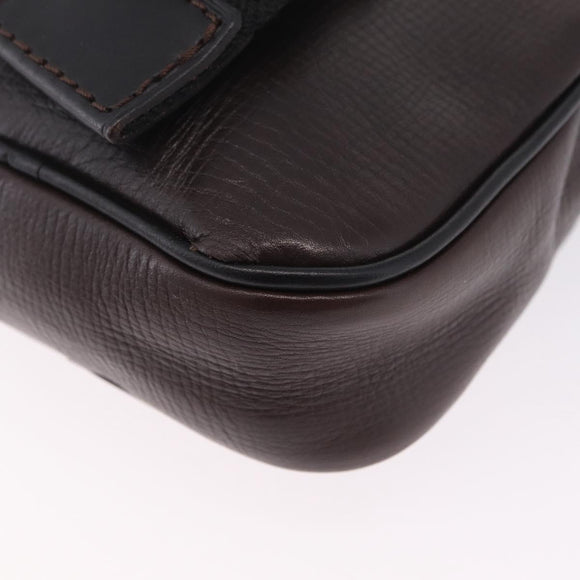 LOUIS VUITTON Utah Siu Shoulder Bag Leather Brown M92535 LV Auth 209884V