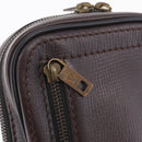 LOUIS VUITTON Utah Siu Shoulder Bag Leather Brown M92535 LV Auth 209884V-16