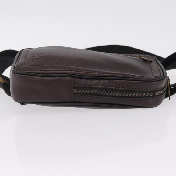 LOUIS VUITTON Utah Siu Shoulder Bag Leather Brown M92535 LV Auth 209884V