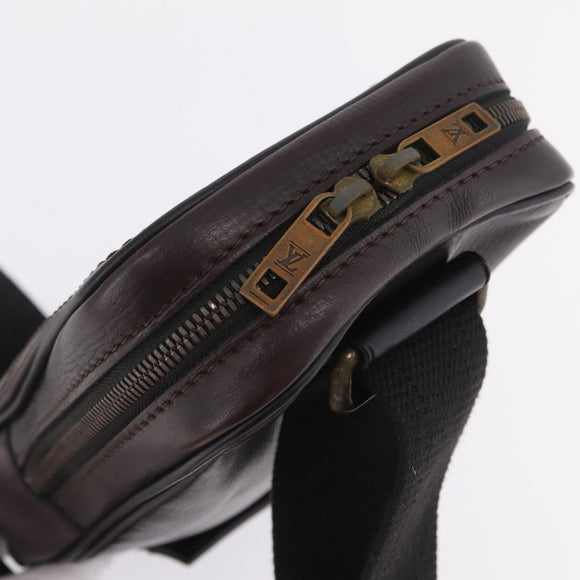 LOUIS VUITTON Utah Siu Shoulder Bag Leather Brown M92535 LV Auth 209884V