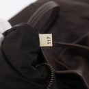Miu Miu Tote Bag Leather Dark Brown Silver Auth 209885-23