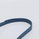 Chloe Paraty Hand Bag Leather 2way Blue Gold Auth 209886V-11