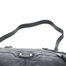 Balenciaga Classic Mini Folder Bag Leather 2way Black Silver 340134 Auth 209887V-10