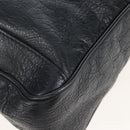 Balenciaga Classic Mini Folder Bag Leather 2way Black Silver 340134 Auth 209887V-15