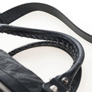 Balenciaga Classic Mini Folder Bag Leather 2way Black Silver 340134 Auth 209887V-8