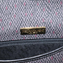 Saint Laurent Shoulder Bag PVC Canvas Gray Gold Auth 209888V-10