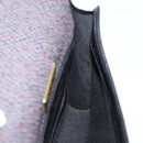 Saint Laurent Shoulder Bag PVC Canvas Gray Gold Auth 209888V-17