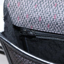 Saint Laurent Shoulder Bag PVC Canvas Gray Gold Auth 209888V-19