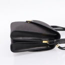 Saint Laurent Shoulder Bag PVC Canvas Gray Gold Auth 209888V-4