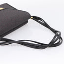 Saint Laurent Shoulder Bag PVC Canvas Gray Gold Auth 209888V-7