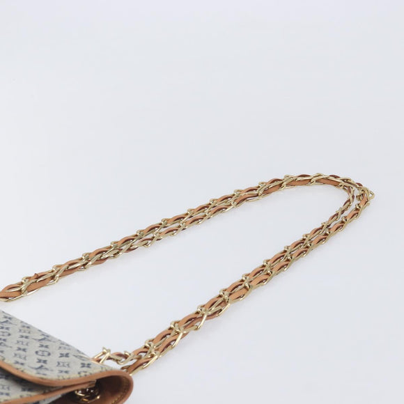 LOUIS VUITTON Monogram Mini Camille Chain Bag Blue M92002 LV Auth 209889V