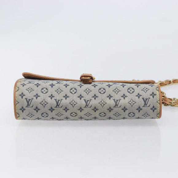 LOUIS VUITTON Monogram Mini Camille Chain Bag Blue M92002 LV Auth 209889V