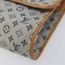 LOUIS VUITTON Monogram Mini Camille Chain Bag Blue M92002 LV Auth 209889V-13