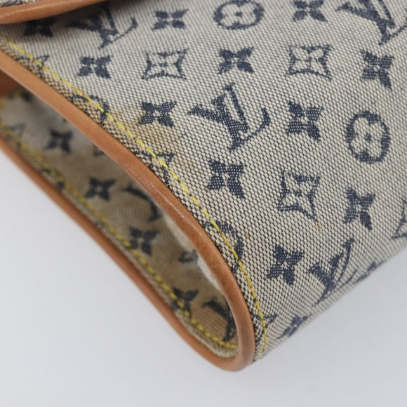 LOUIS VUITTON Monogram Mini Camille Chain Bag Blue M92002 LV Auth 209889V
