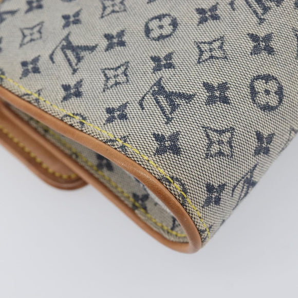 LOUIS VUITTON Monogram Mini Camille Chain Bag Blue M92002 LV Auth 209889V