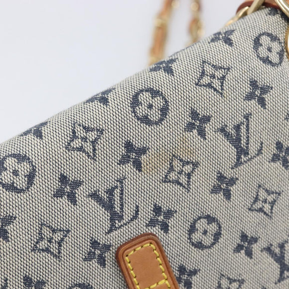 LOUIS VUITTON Monogram Mini Camille Chain Bag Blue M92002 LV Auth 209889V